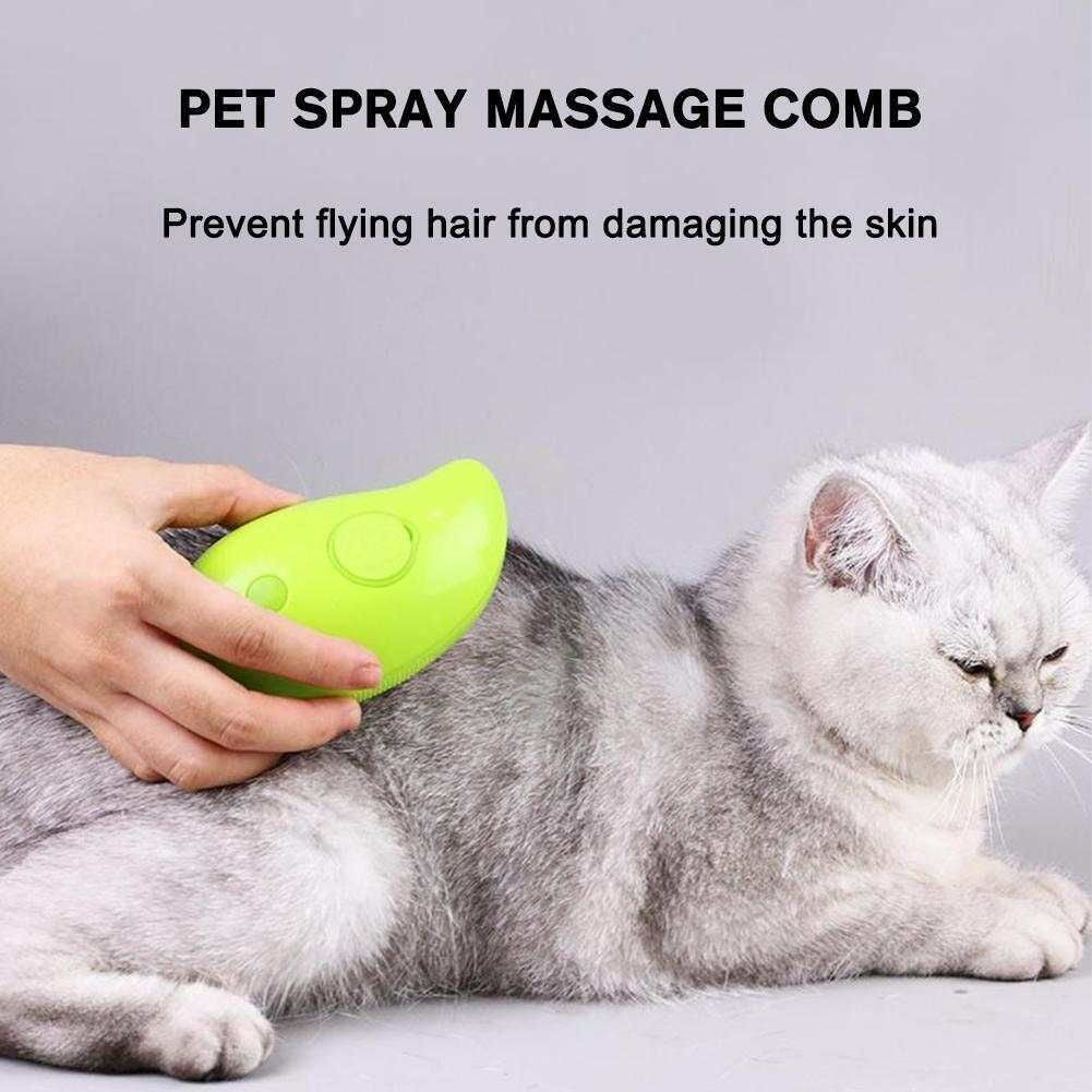 PawSpa Steam Grooming Brush – 3‑in‑1 Electric Pet Care Tool