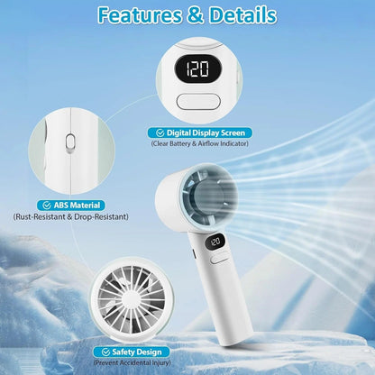 Handheld High-Speed Cooling Fan