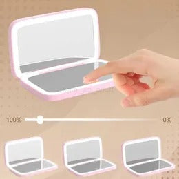 Rechargeable LED Makeup Mirror – Dual‑Sided with 5X Magnification
