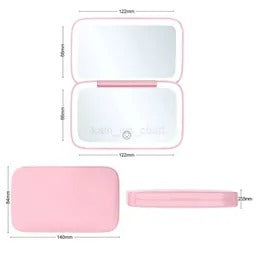Rechargeable LED Makeup Mirror – Dual‑Sided with 5X Magnification