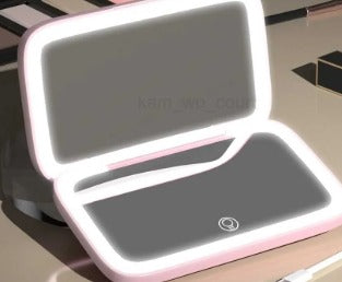 Rechargeable LED Makeup Mirror – Dual‑Sided with 5X Magnification