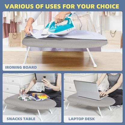 Table Top Ironing Board with Sleeve Board