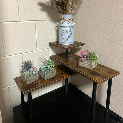 3-Tier Display Corner Shelf