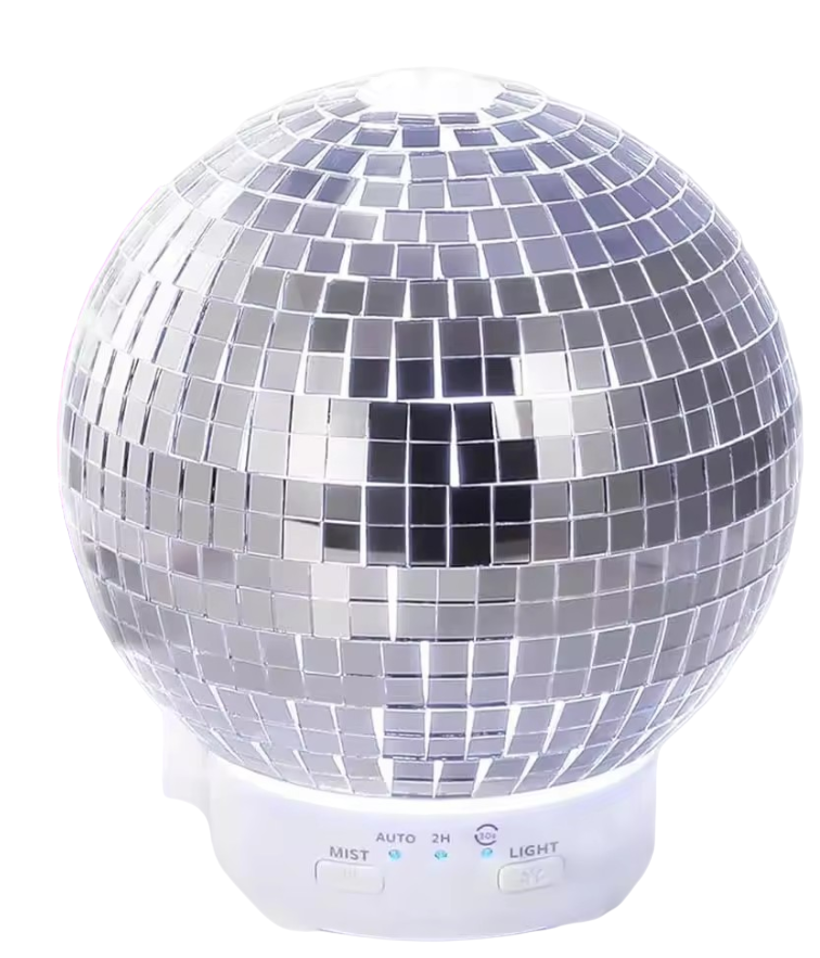 Rotating Disco Ball Night Light And Diffuser