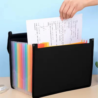 Clear View A4 Expanding File Organizer