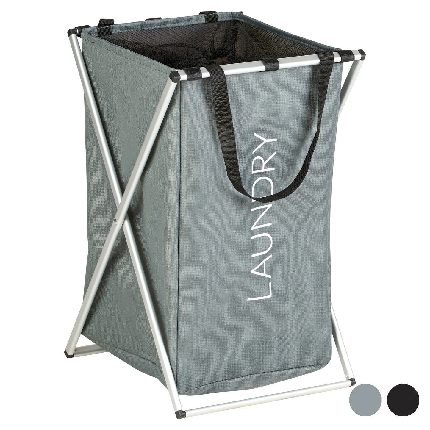 Collapsible Laundry Basket With Stand