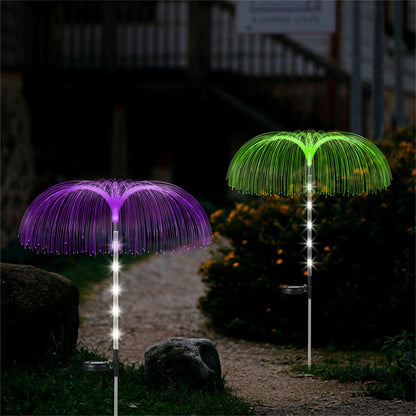 2 Pack Solar Garden Jellyfish Lights