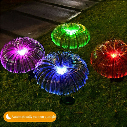 2 Pack Solar Garden Jellyfish Lights