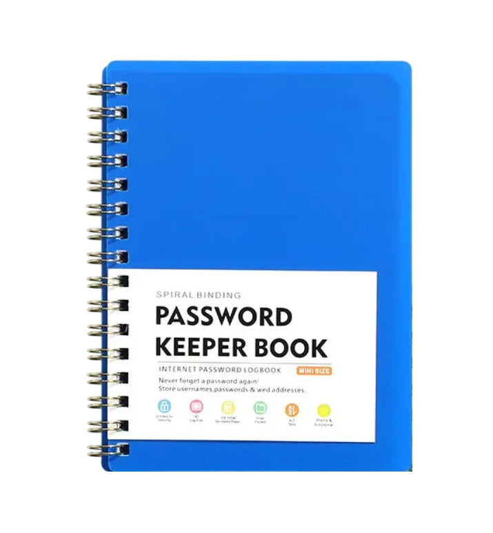 Internet Password Logbook