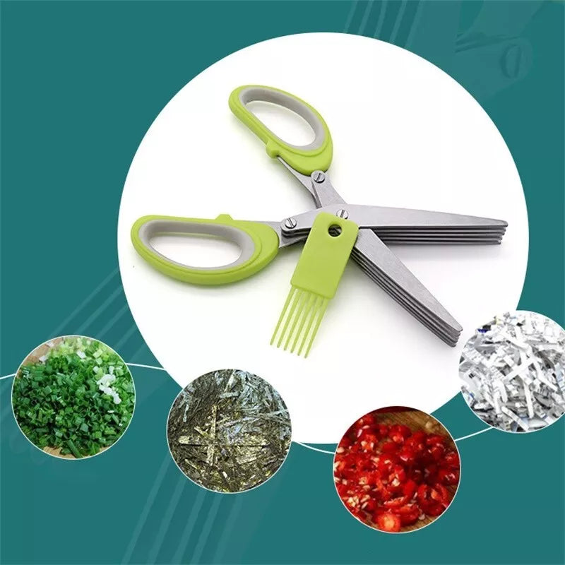 Culinary Herb 5 Blade Shear : Precision Meets Efficiency