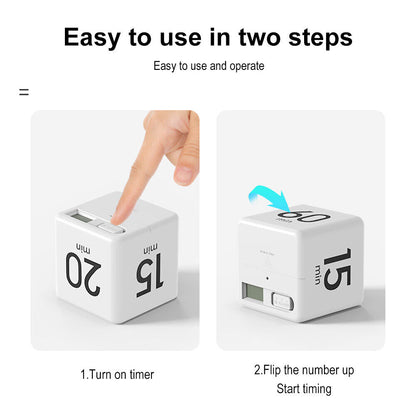 Sensor Flip Cube Timer