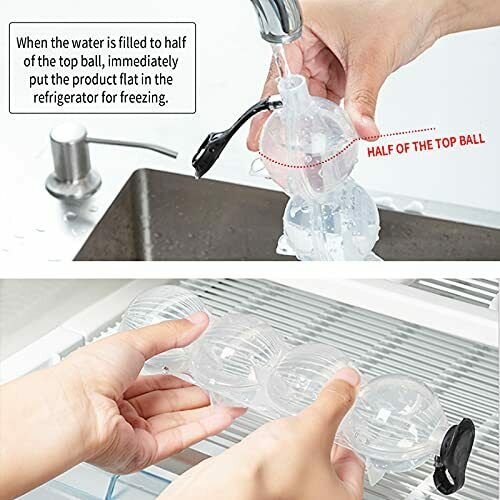 Silicone 4-Slot Ice Cube Tray (2 Pack)