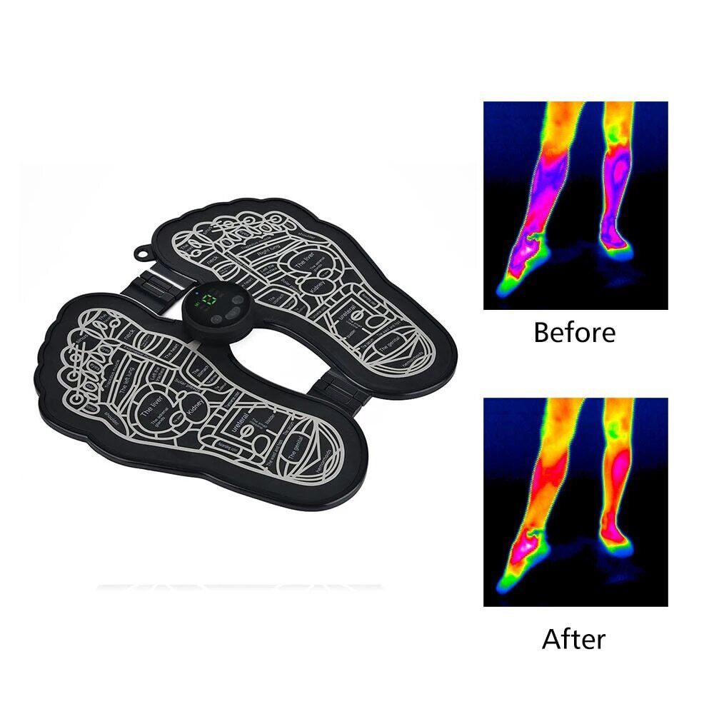 Rechargeable EMS Foot Massager Pad