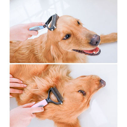 Dematting Comb & Grooming Tool for Cats & Dogs