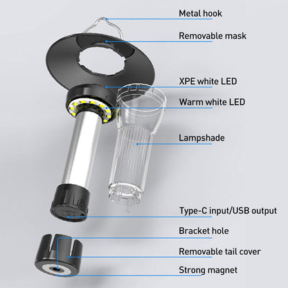Portable Rechargeable LED Flashlight