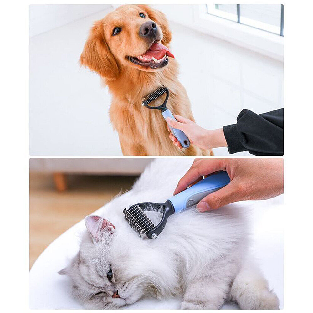 Dematting Comb & Grooming Tool for Cats & Dogs