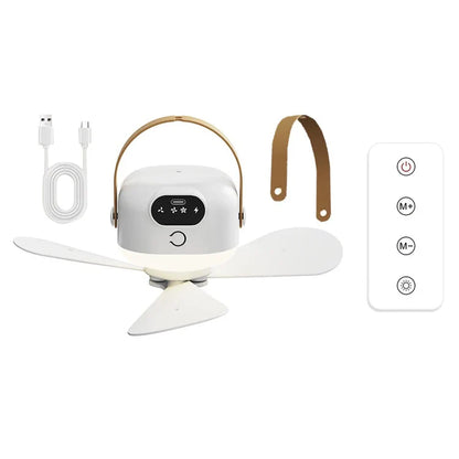 Portable Ceiling Fan with Remote Control