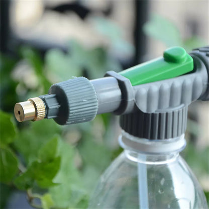 Manual High Pressure Adjustable Sprayer - Fits on Standard Beverage Bottles