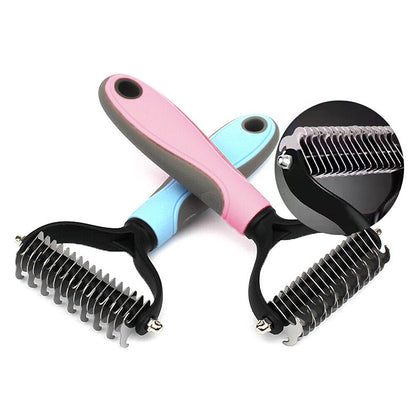 Dematting Comb & Grooming Tool for Cats & Dogs