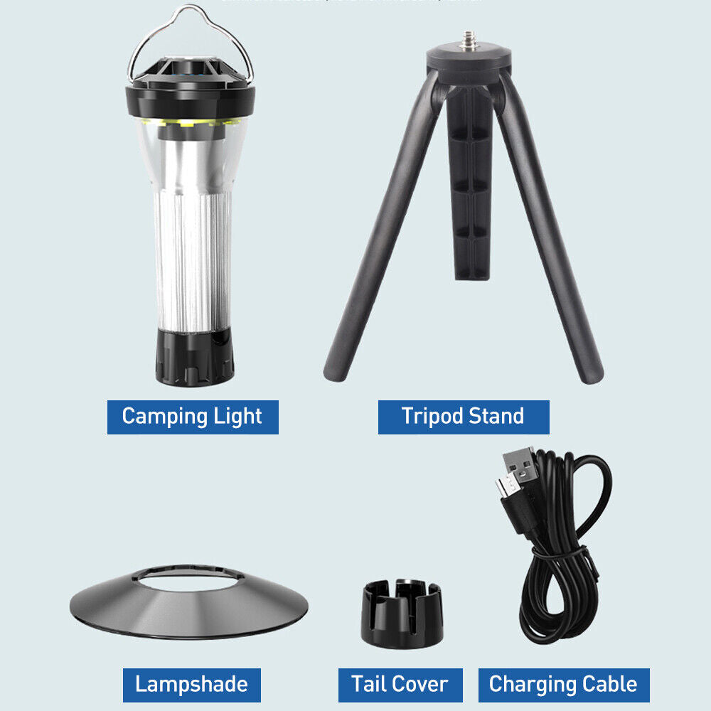 Portable Rechargeable LED Flashlight