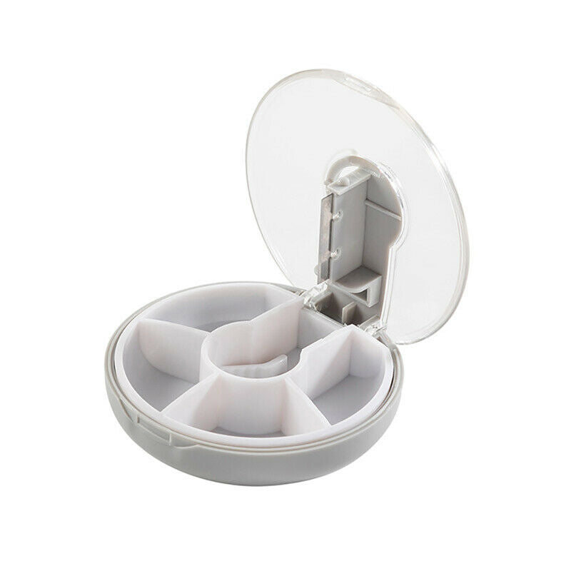 4 Compartment Pill Case with Blade