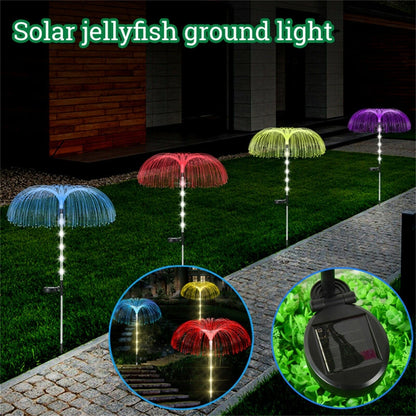 2 Pack Solar Garden Jellyfish Lights