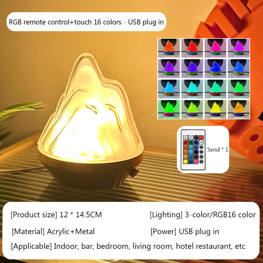 16 Colours - Flaming Mountain Lamp