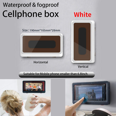 Touch Screen Waterproof Anti-Fog Wall Mount Phone Box