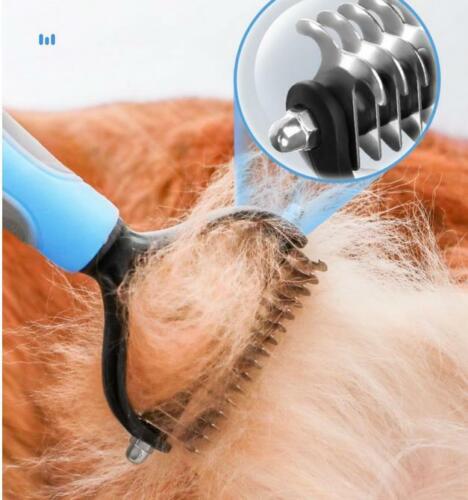 Dematting Comb & Grooming Tool for Cats & Dogs