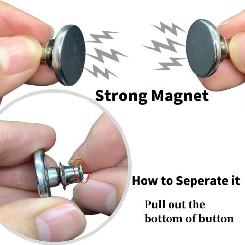 4pairs - Magnetic Curtain Button Clip