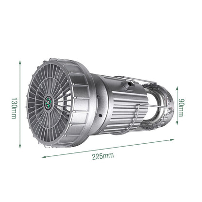 Solar Rechargeable Lantern with Fan ,Speaker and Power Bank
