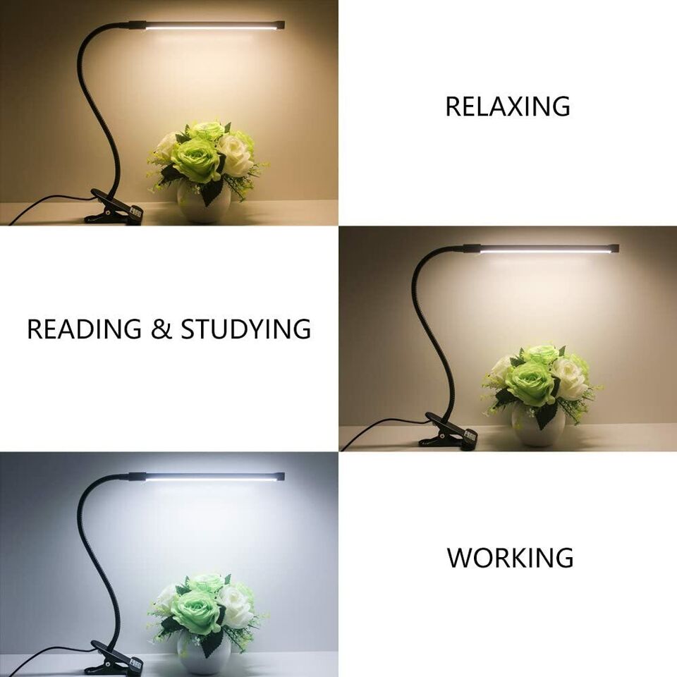 Color Temperature Changeable Led Clip on Light