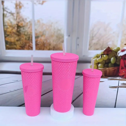 3PC Diamond Studded Super Cool Tumbler Set