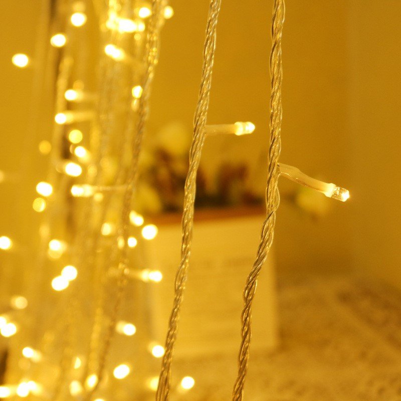 Window Curtain String Light - 3mx0.5m