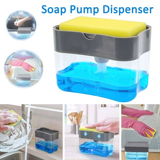 Soap Pump And Sponge Caddy