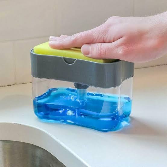 Soap Pump And Sponge Caddy